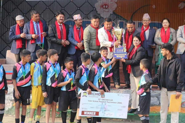 विद्यावाणीलाई अर्किड कप फुटबल उपाधि